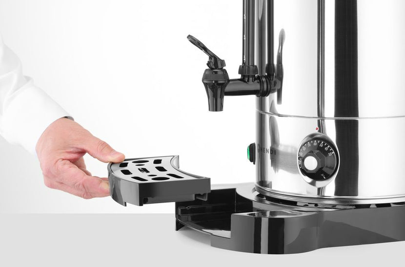 Hendi drankendispenser 9 l dubbelwandig – houdt water langer heet in restaurant en bar