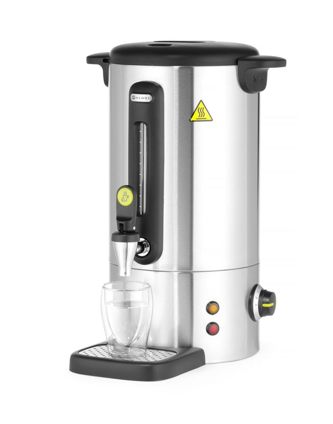 Hendi RVS warmhoudketel 18 liter – enkelwandige ketel voor glühwein, thee en bouillon