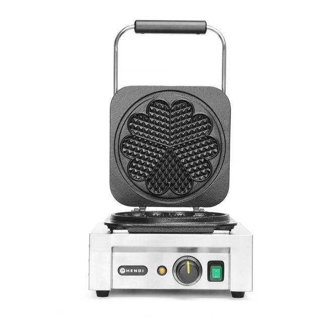 Hendi wafelmaker hartvormige wafels 2200W – wafelijzer voor horeca en evenementen