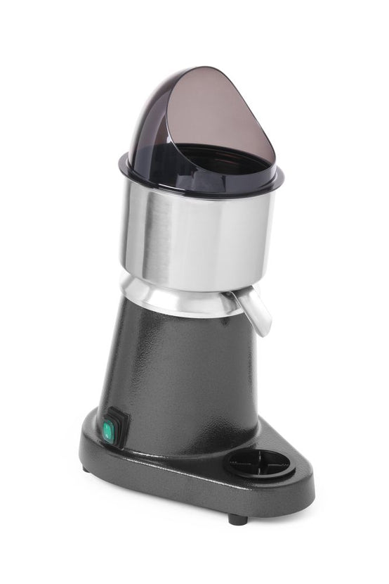 Rvs perskegel en zeef van de Hendi citruspers 180W voor ontbijtbuffet