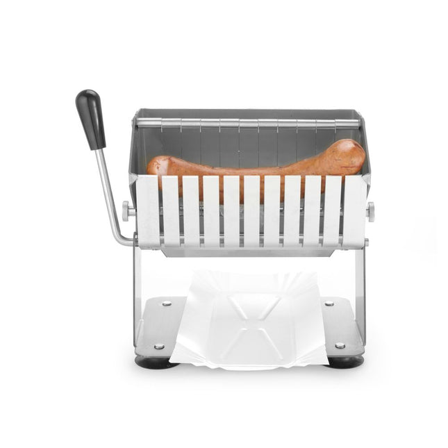 Hendi worstsnijder rvs handmatig 214x155x205 mm – snijmachine voor worst en salami