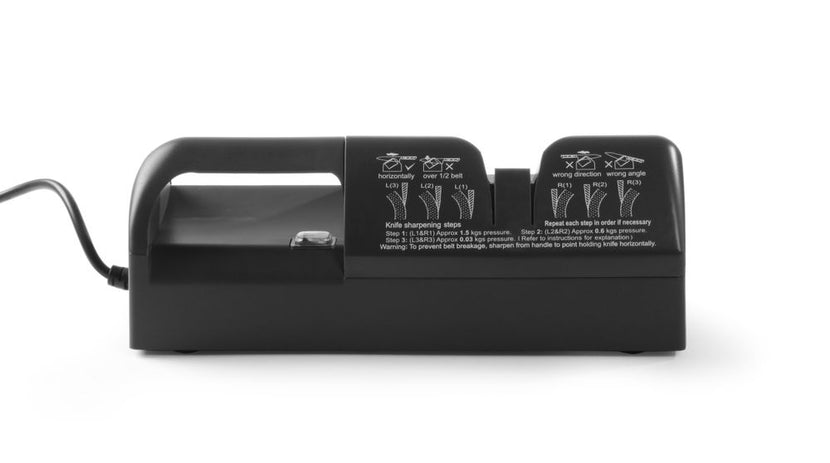 Hendi elektrische messenslijper 310x110x110 mm 50W – messen slijpen in de horecakeuken