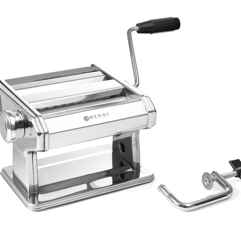 Hendi pastamachine manueel 140 mm – handmatige pastaroller voor verse pasta in horeca