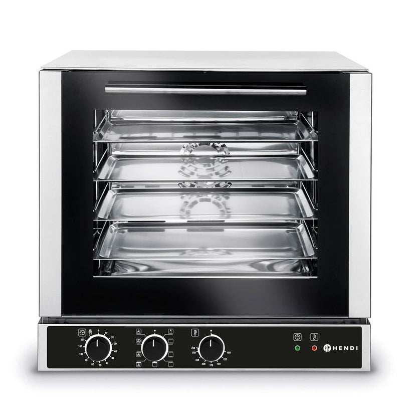 Hendi heteluchtoven multifunctioneel met grill 4x 429x345 mm 2600W voor horeca