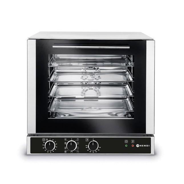 Hendi heteluchtoven multifunctioneel met grill 4x 429x345 mm 2600W voor horeca