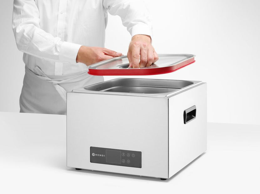 Deksel en rek van de Hendi sousvide machine 363x335x290 mm