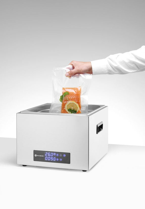 Sous-vide apparaat 13 l van Hendi met rvs bak voor gegaard vlees en vis