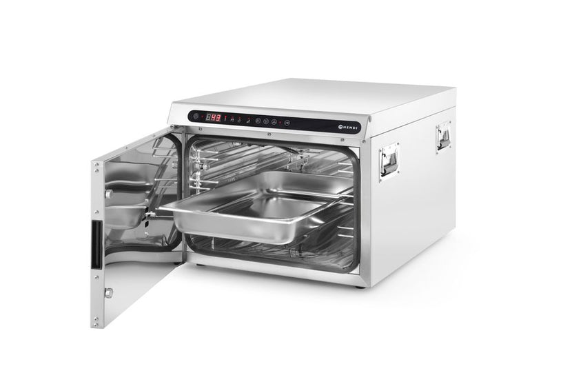Hendi lage temperatuur oven RVS – 495x690x415 mm 1200W voor langzaam garen in de horeca