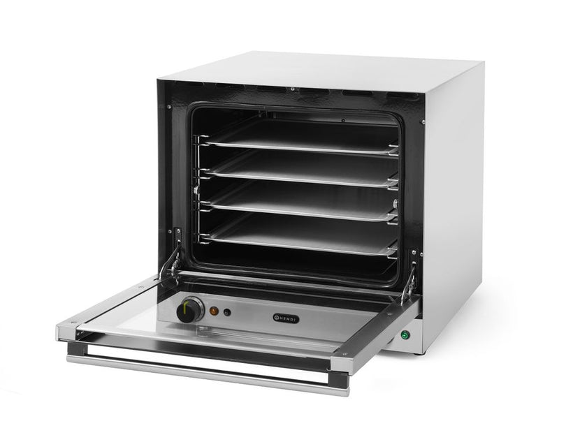 Hendi heteluchtoven 2670W in zijaanzicht – compacte oven voor cateringkeuken