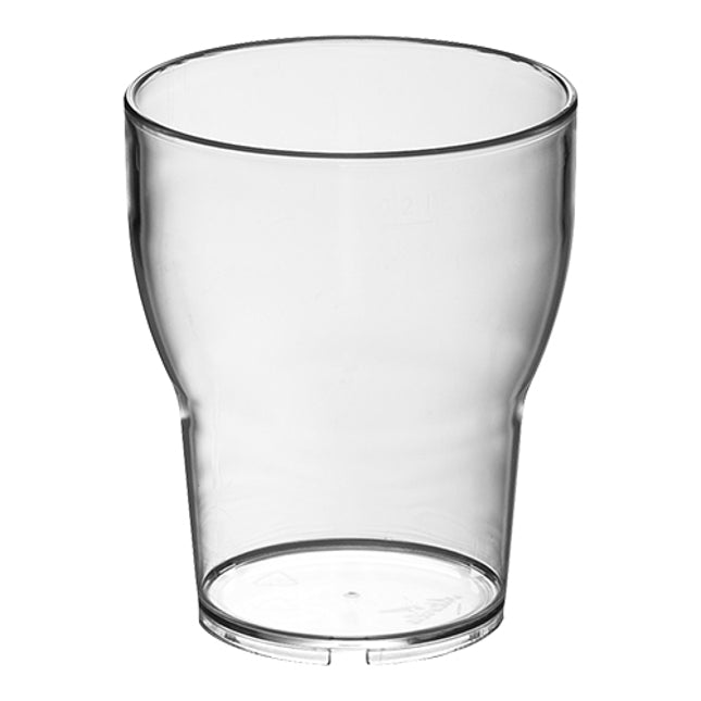 EMGA Universeel glas Prestige polycarbonaat 20 cl – allround onbreekbaar glas voor de bar