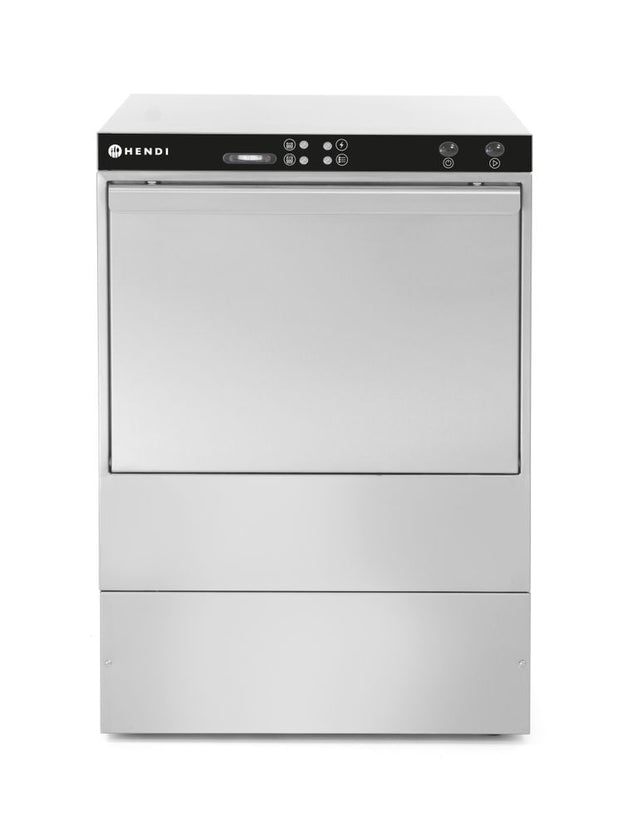 Hendi vaatwasser K50 met afvoer- en reinigingspomp – complete machine voor de spoelkeuken
