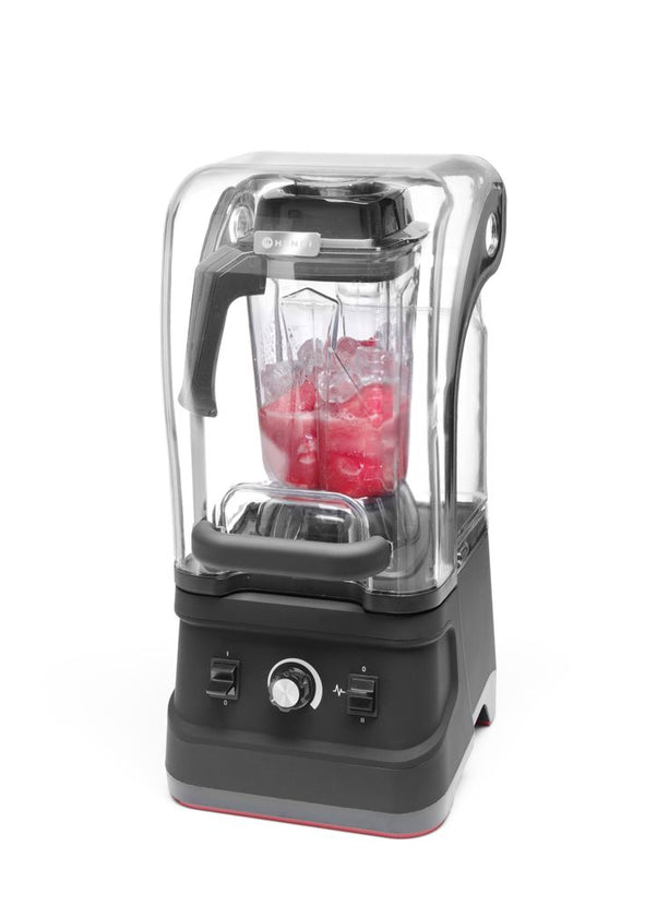 Hendi blender 2,5 l met PC-kan en geluiddempende kap – stille blender voor bar