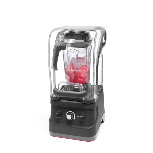 Hendi blender 2,5 l met PC-kan en geluiddempende kap – stille blender voor bar
