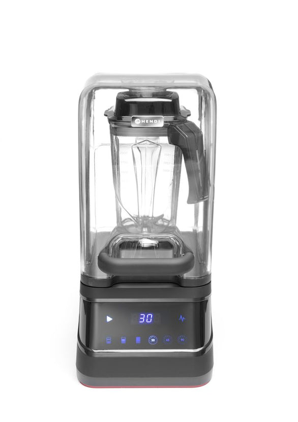 Hendi digitale blender 2,5 l met PC-kan en geluidskap voor bar en smoothiebar