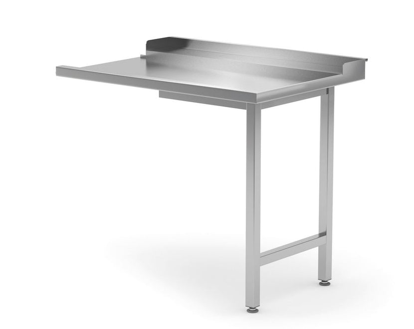 Hendi uitlooptafel vaatwasmachine 1000x700x850 mm rechts – rvs afloop voor spoelkeuken