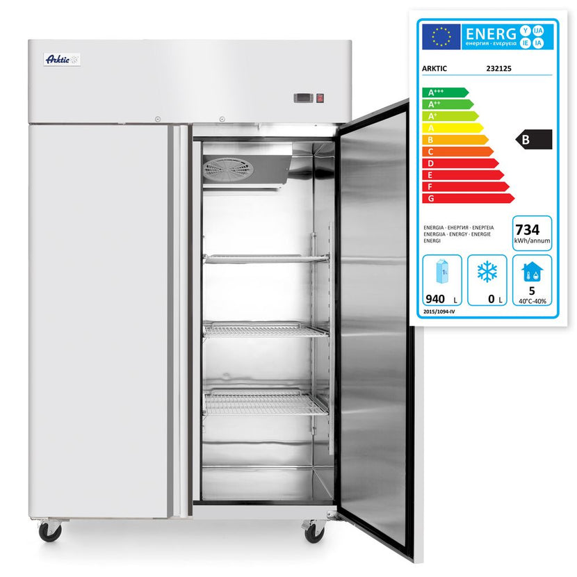 Hendi koelkast tweedeurs 1300 liter – Profi Line horecakoelkast 230V 350W