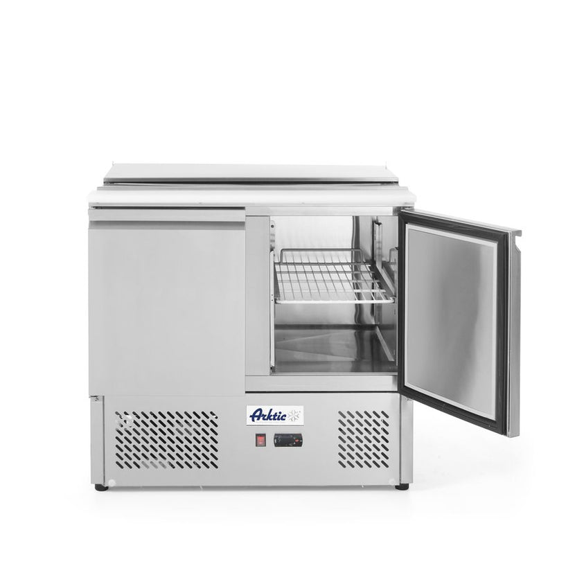 Hendi saladette met 2 deuren 300 liter – gekoelde werkbank voor salades en beleg
