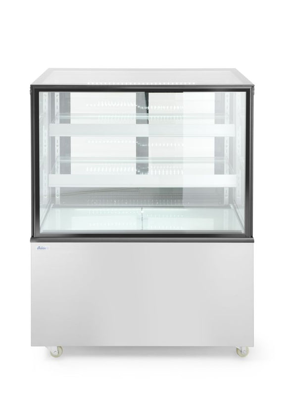 Hendi koelvitrine 300 liter – met 2 schappen en glazen deur voor dranken in de horeca