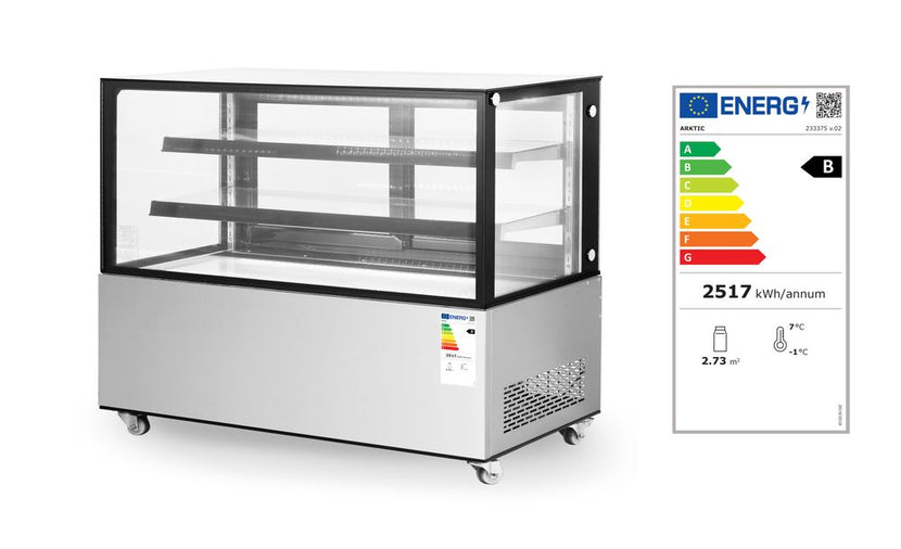 Hendi glasdeur koelkast 410 l – verlichte vitrine voor frisdrank en bier in café en shop