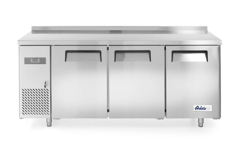 Hendi koelwerkbank 3 deurs 390 l – Kitchen Line koelbank voor de professionele keuken