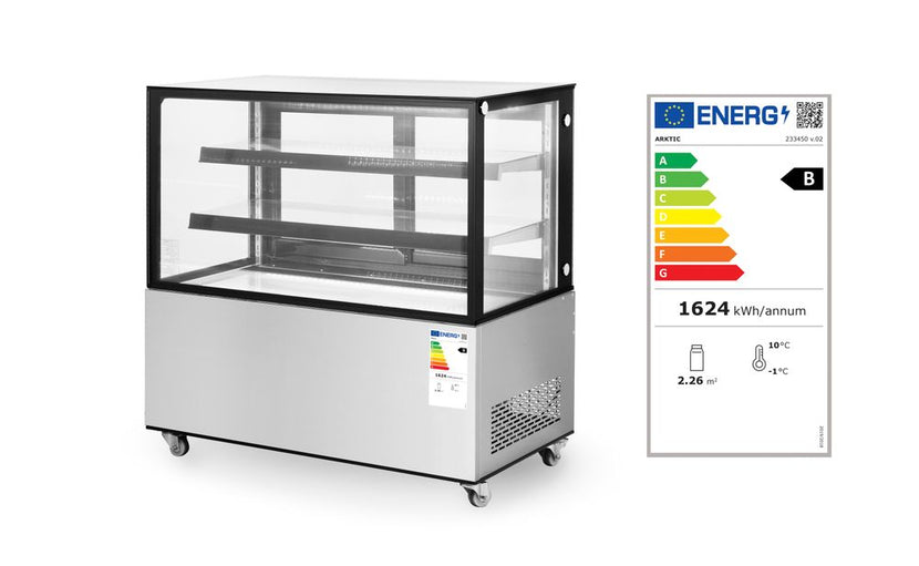 Hendi koelvitrine 610 liter – met 2 schappen en glazen deur voor ruime drankenpresentatie