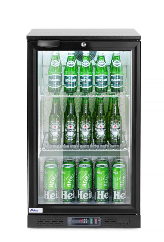 Hendi backbar koelkast compact – 118 l koeling voor bier en frisdrank in de horeca