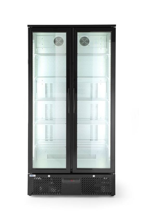 Hendi bar koelkast 458 liter – verlichte flessenkoeling voor restaurant en discotheek