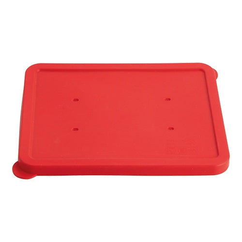 EMGA Dinnerdeksel 23x17,5 cm rood – gekleurd deksel voor maaltijdbezorging