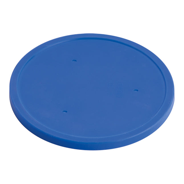 EMGA Dinnerdeksel Ø 25,5 cm blauw – rond deksel voor maaltijdborden in de zorg