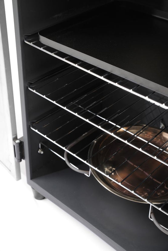 Thermostaat van de Hendi elektrische rookoven 1600W in detail
