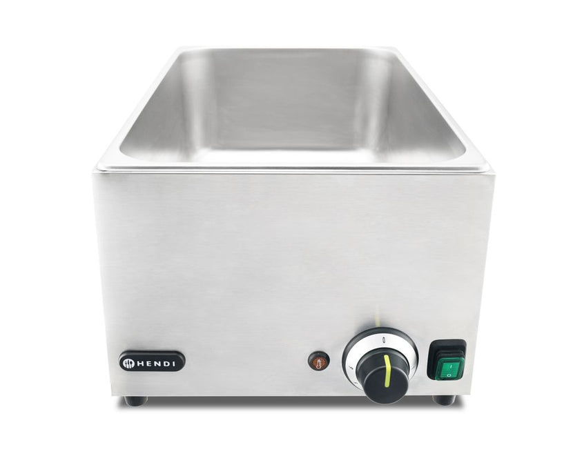 Hendi Kitchen Line bain-marie – RVS warmhoudbak voor GN-bakken in restaurant en buffet