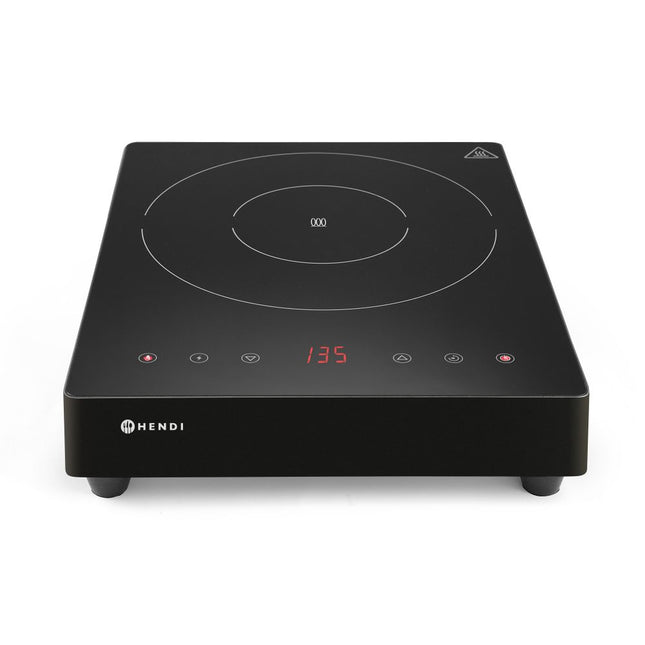 Hendi inductiekookplaat 3500W Black Line – krachtige kookplaat voor de horecakeuken
