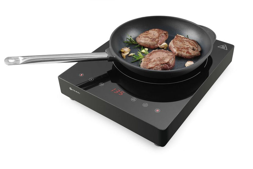 Bedieningspaneel van de Hendi Black Line inductiekookplaat 3500W
