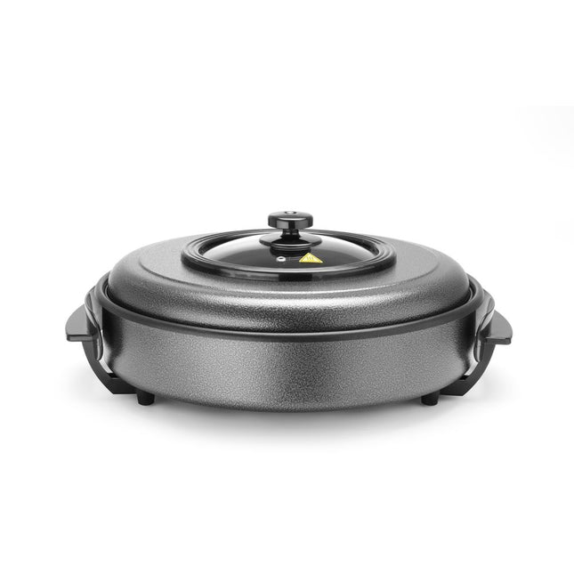 Hendi partypan 550 mm – elektrische bakplaat 230V 1700W voor gourmet en buffet