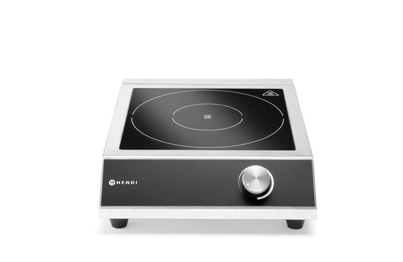 Hendi inductiekookplaat 3500W 327x425x100 mm met manuele bediening voor horeca