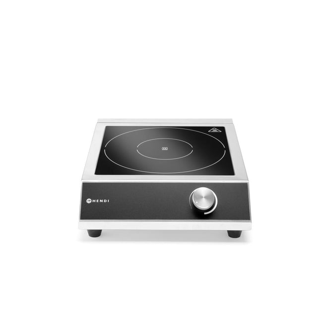 Hendi inductiekookplaat 3500W 327x425x100 mm met manuele bediening voor horeca