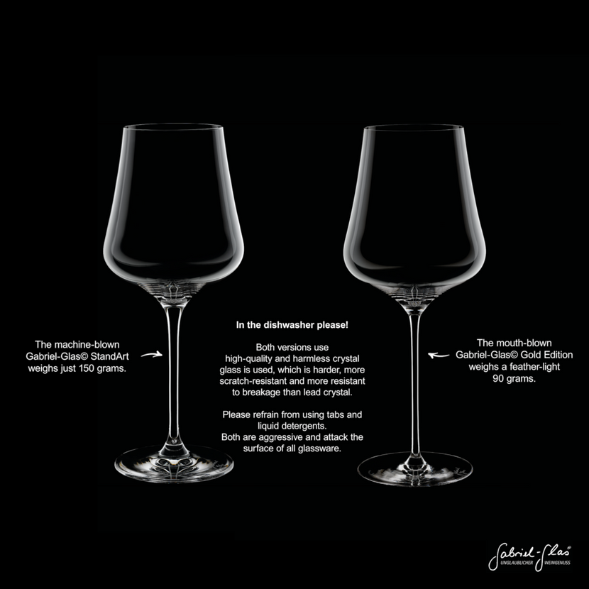 Gabriel-Glas StandArt wijnglas 510 ml – ultralicht kristallen universeel wijnglas voor de horeca