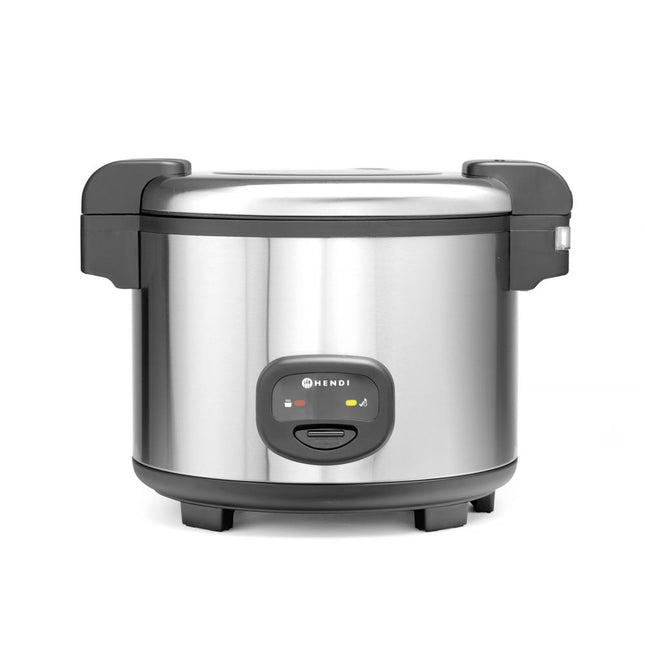 Hendi rijststomer 5,4 liter 230V 1950W – rijstkoker voor restaurant en cateringkeuken