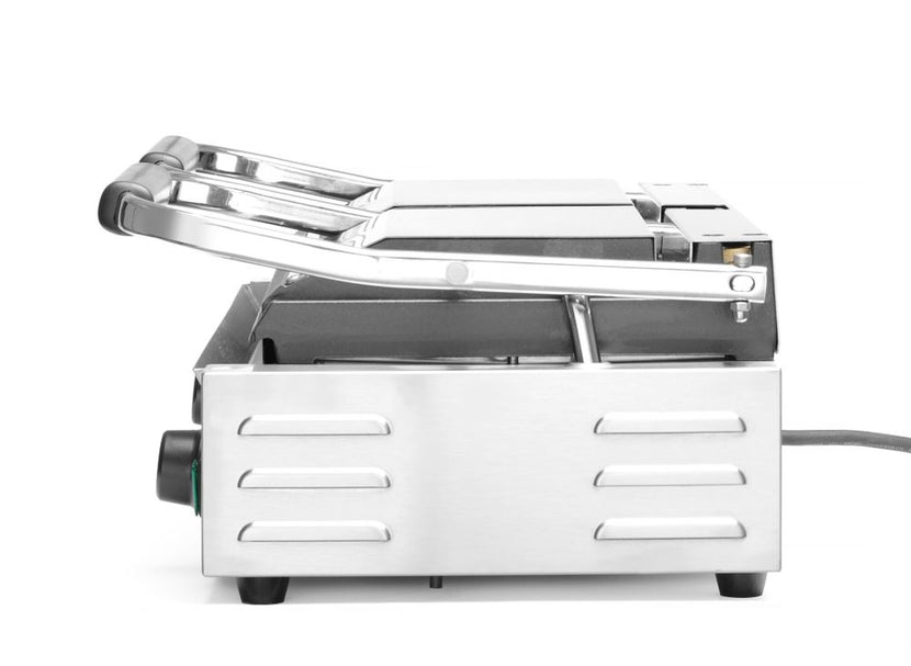 Twee thermostaten op de Hendi contactgrill dubbel 3600W