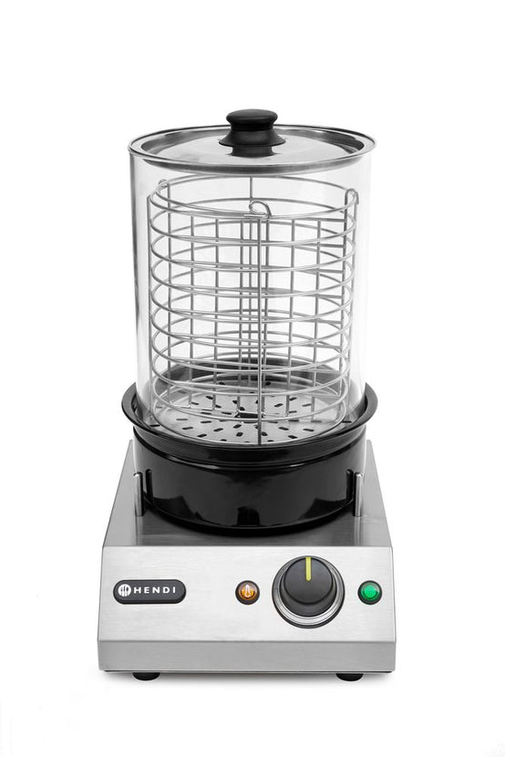Hendi hotdogmachine worstenwarmer 240x300x400 mm 450W – hotdogs voor kiosk en kantine