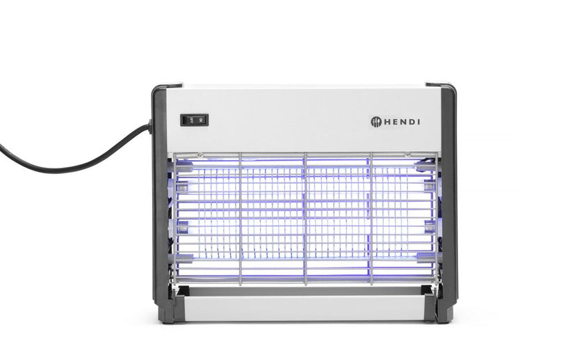 Aluminium insectendoder 26W van Hendi – discreet ophangen in restaurant of winkel