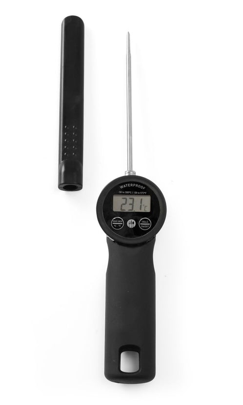 Hendi digitale thermometer met 120 mm rvs probe -50 tot 300 °C voor kerntemperatuur