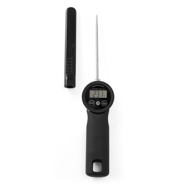 Hendi digitale thermometer met 120 mm rvs probe -50 tot 300 °C voor kerntemperatuur