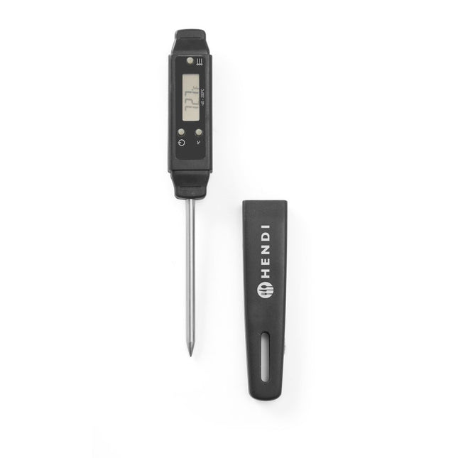 Hendi digitale thermometer 45x180 mm met clipbevestiging – handig in koeling en vriezer