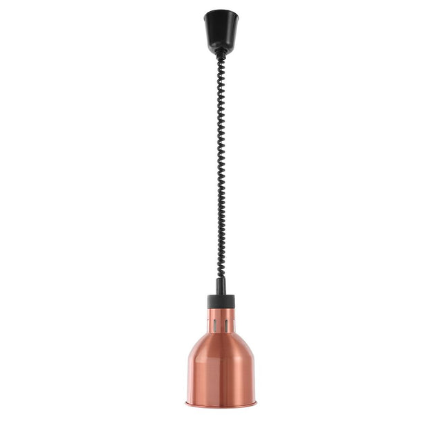 Hendi warmtelamp cilindrisch koperkleur – warmhoudlamp met warme uitstraling