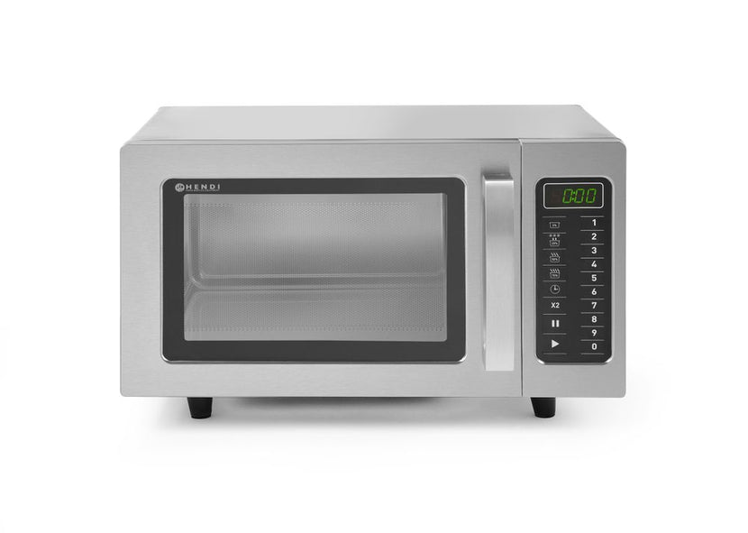Hendi programmeerbare magnetron rvs 1000W 25 liter – professioneel opwarmen in horeca