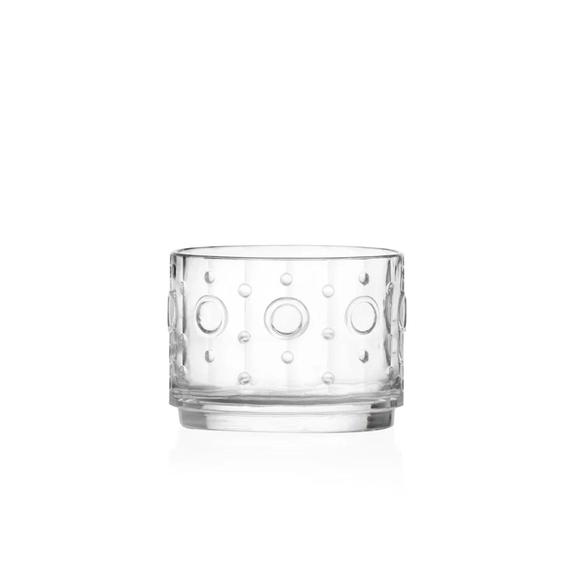 RCR Circus Rock 17 cl – kristallen tumbler met reliëf voor whisky en cocktails in de bar