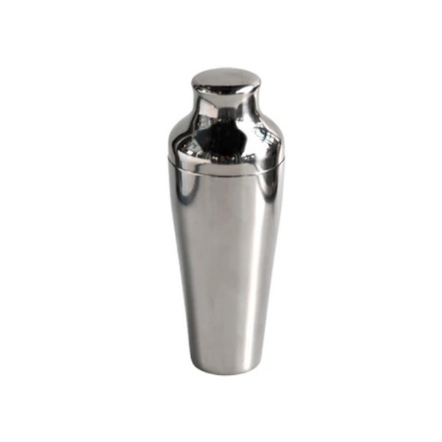 APS Parisian cocktailshaker 2-delig RVS gepolijst 550 ml – shaker voor bartenders