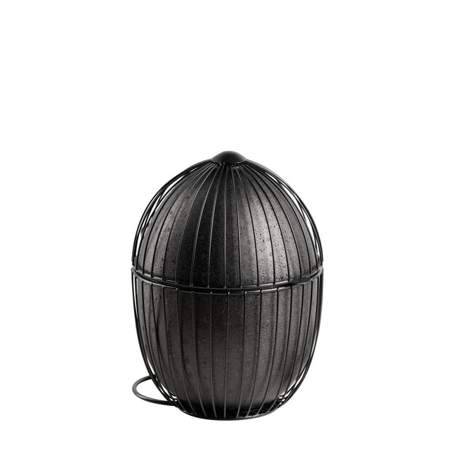 APS eiermandje 23 cm zwart - draadmandje voor eieren en presentatie
