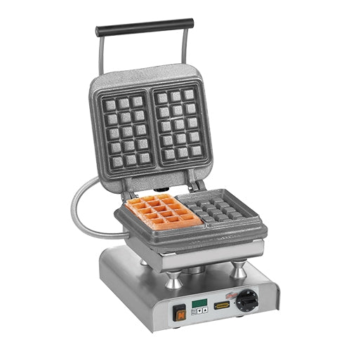 EMGA Carate Solo wafelijzer geopend – bakplaten voor verse wafels in de horeca